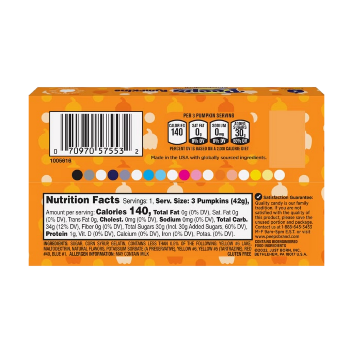 Peeps Halloween Pumpkins 3 Pack