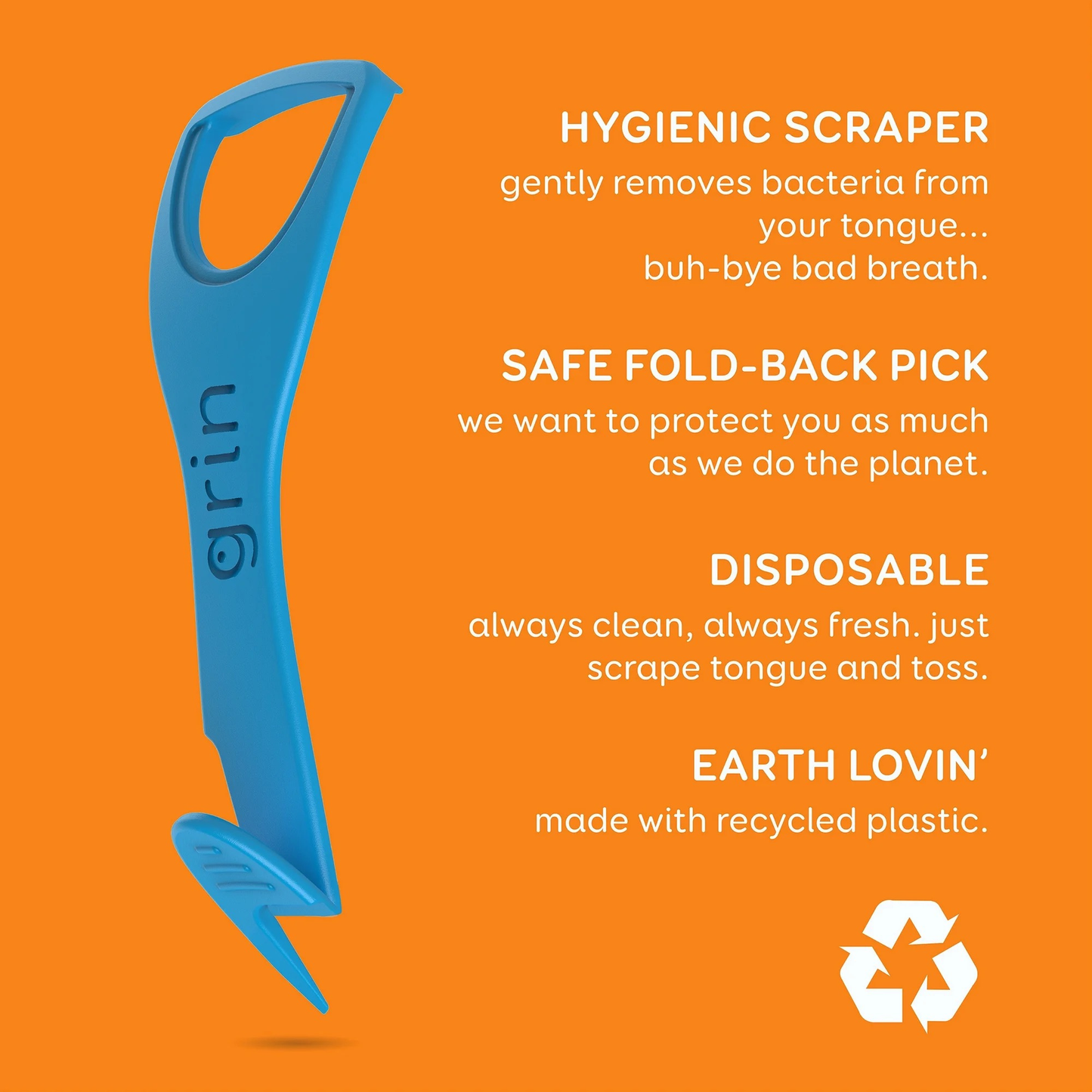 Grin Tongue Cleaner (32 Pack)