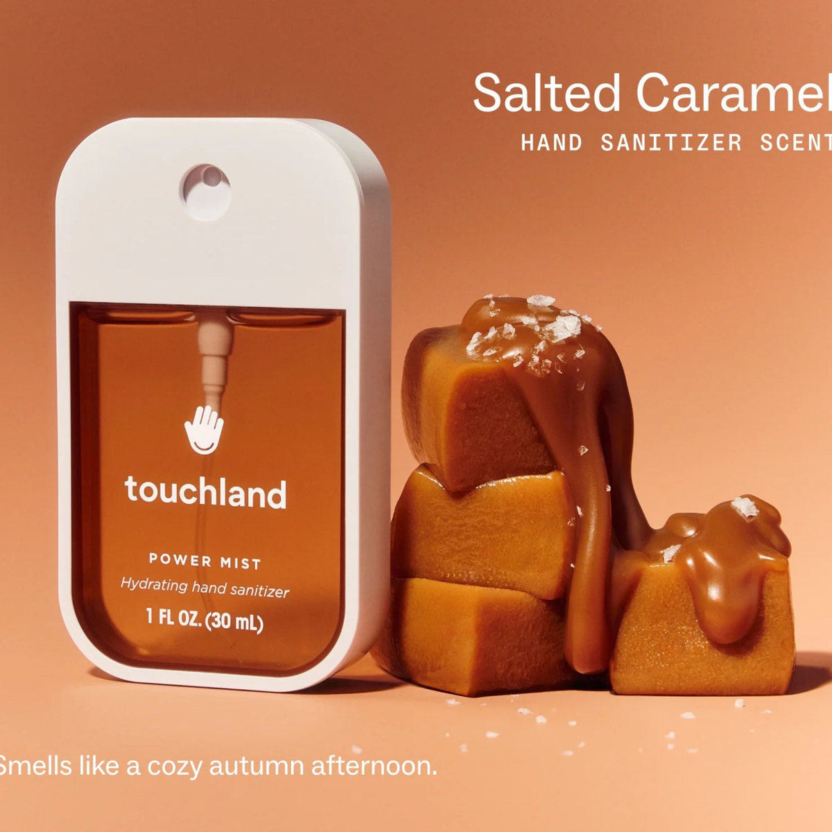 Touchland Power Mist Hand Sanitiser - Salted Caramel