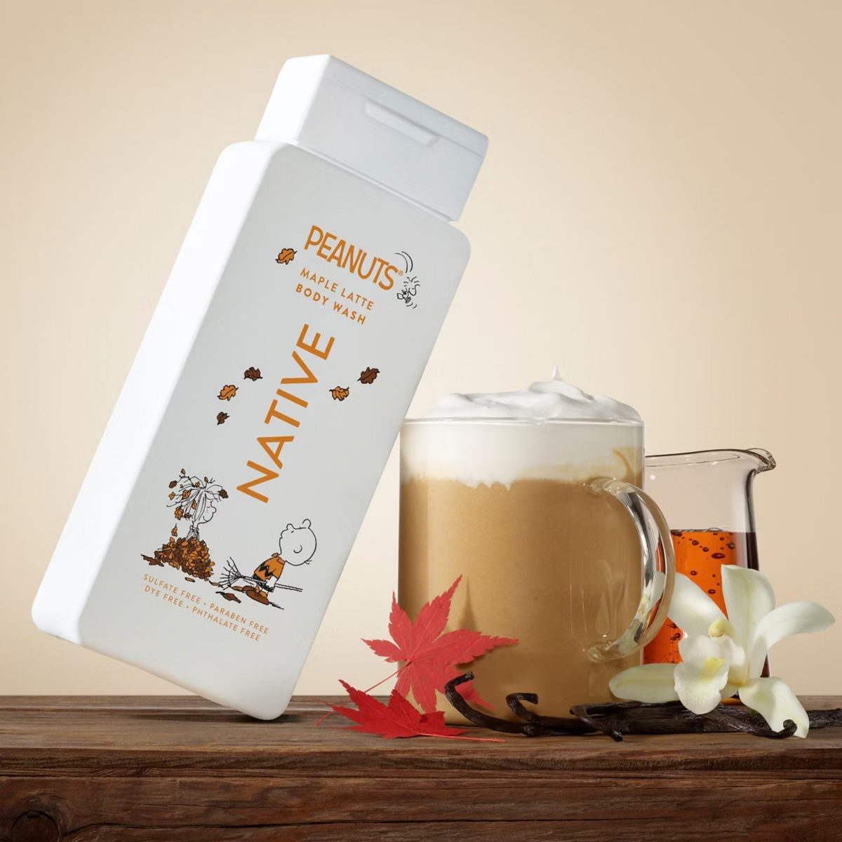 Native x Peanuts Body Wash - Maple Latte