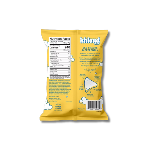 Khloud Plus Collagen Protein Chips - Nacho 1.6oz Snack Size