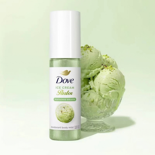 Dove Ice Cream Parlour Deodorant Body Mist - Pistachio Gelato