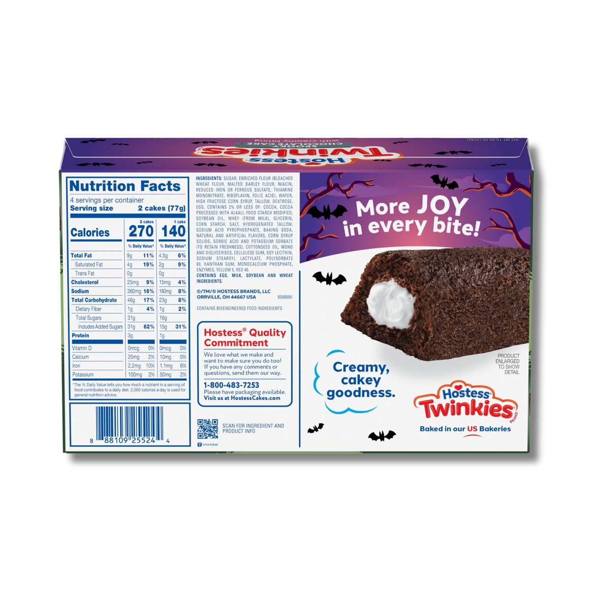 Hostess Twinkies - Spooky Chocolate Cake (8 Pack)