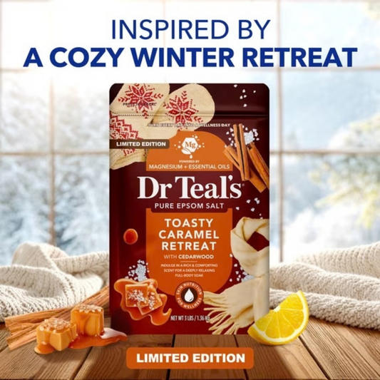 Dr Teals Epsom Salt - Toasty Caramel Retreat