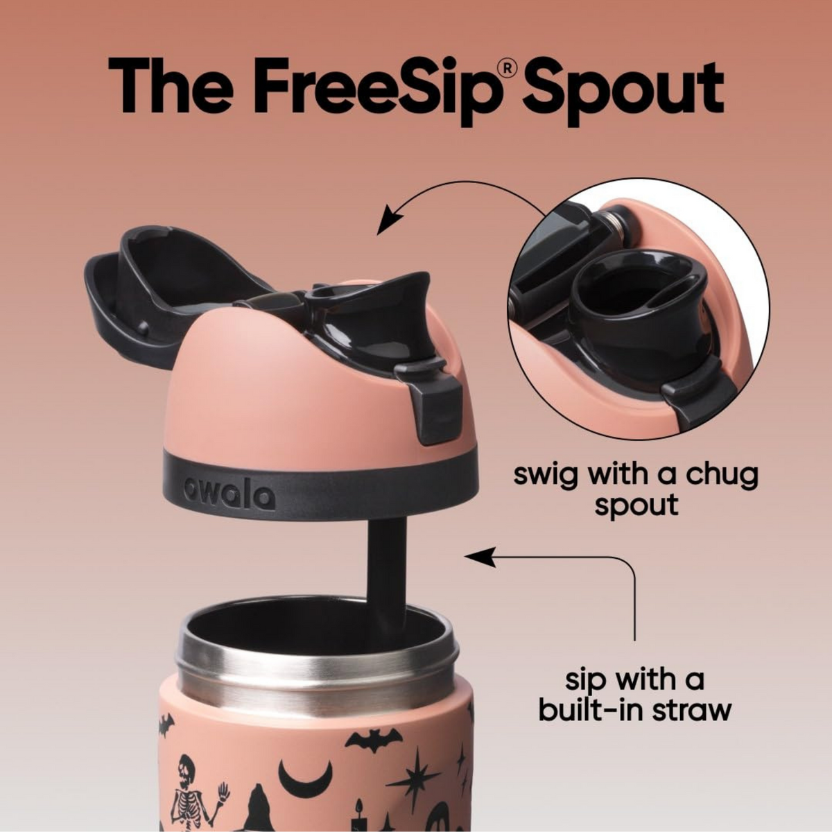 Owala FreeSip 24oz - Fright & Delight