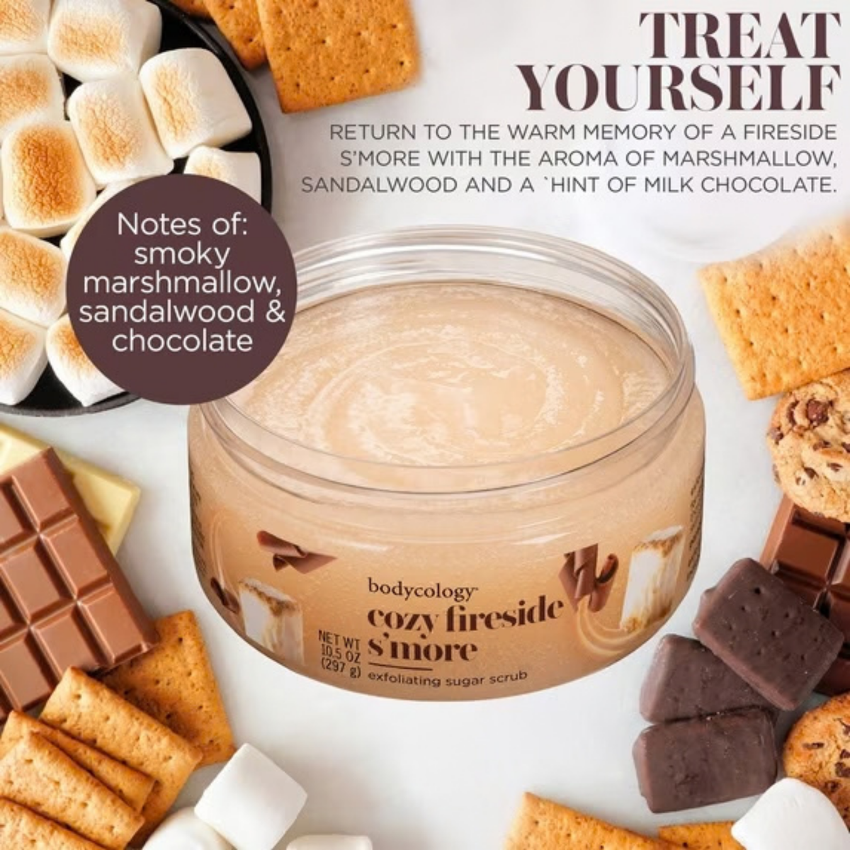 Bodycology Body Scrub - Cozy Fireside Smores