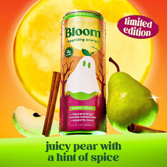 Bloom Sparkling Energy Drink - Pear Scare