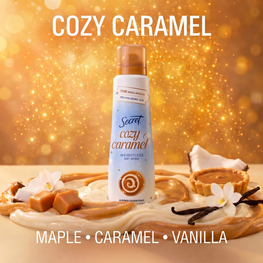 Secret Weightless Dry Spray - Cozy Caramel