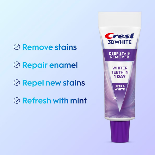 Crest 3D White Deep Stain Remover Mini - Ultra White 0.85oz