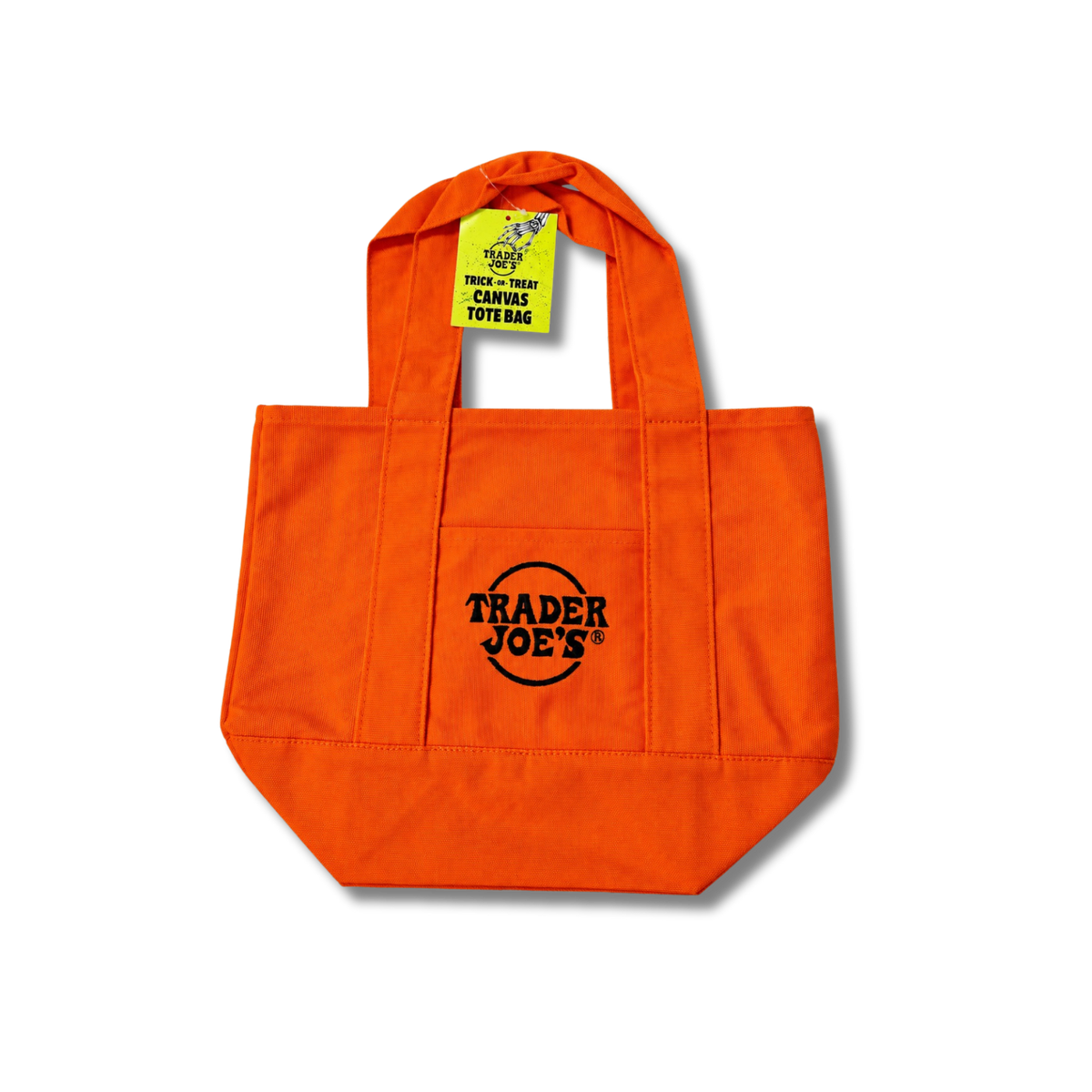 Trader Joe's Mini Halloween Tote Bag - Orange