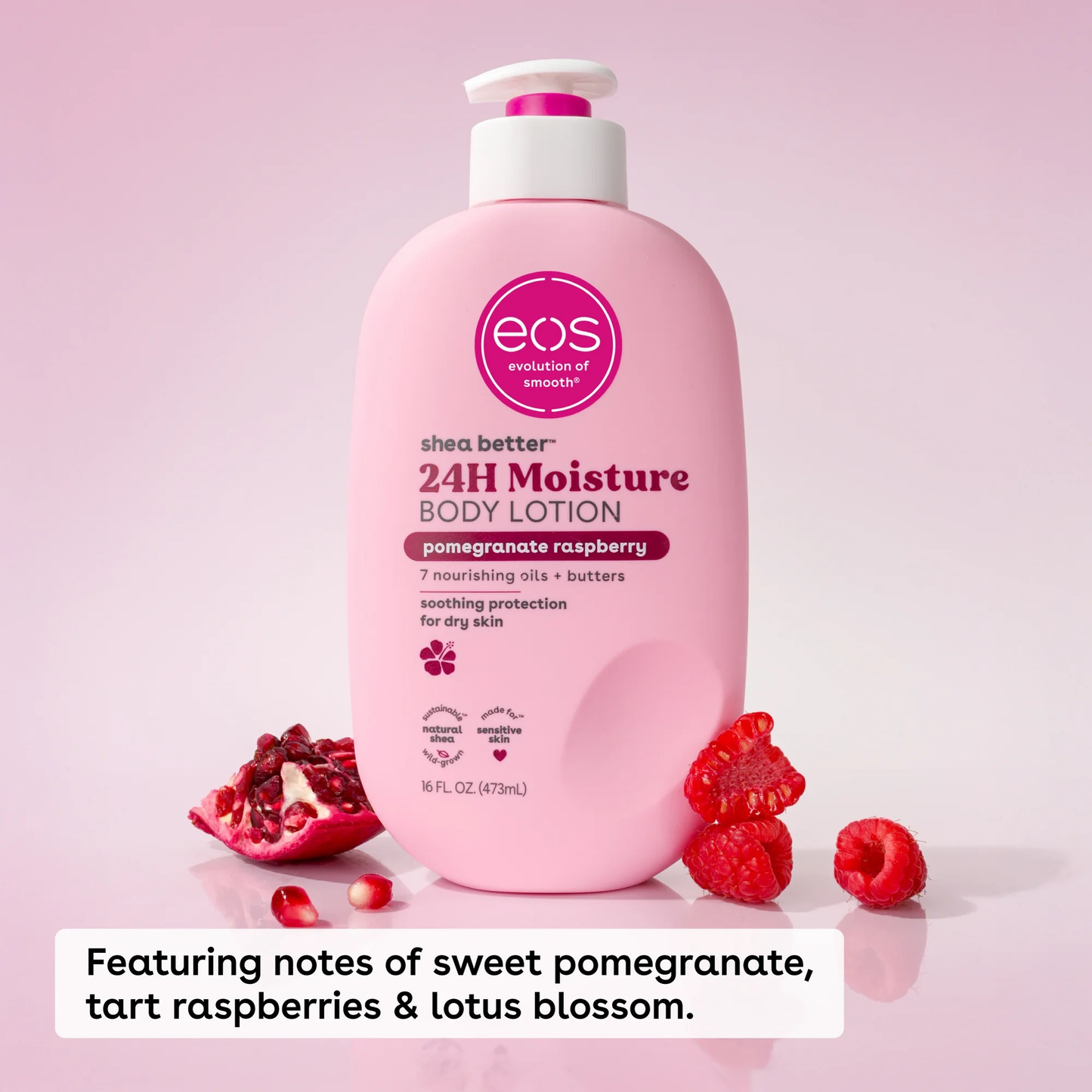 EOS Shea Better Body Lotion - Pomegranate Raspberry