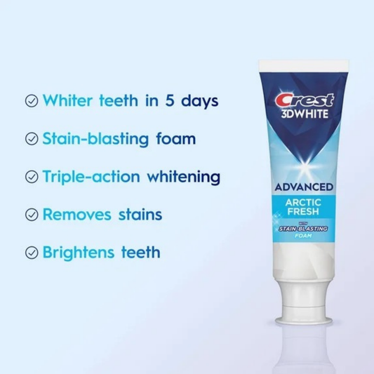 Crest 3D White Advanced Teeth Whitening Toothpaste - Arctic Fresh (2 pack)