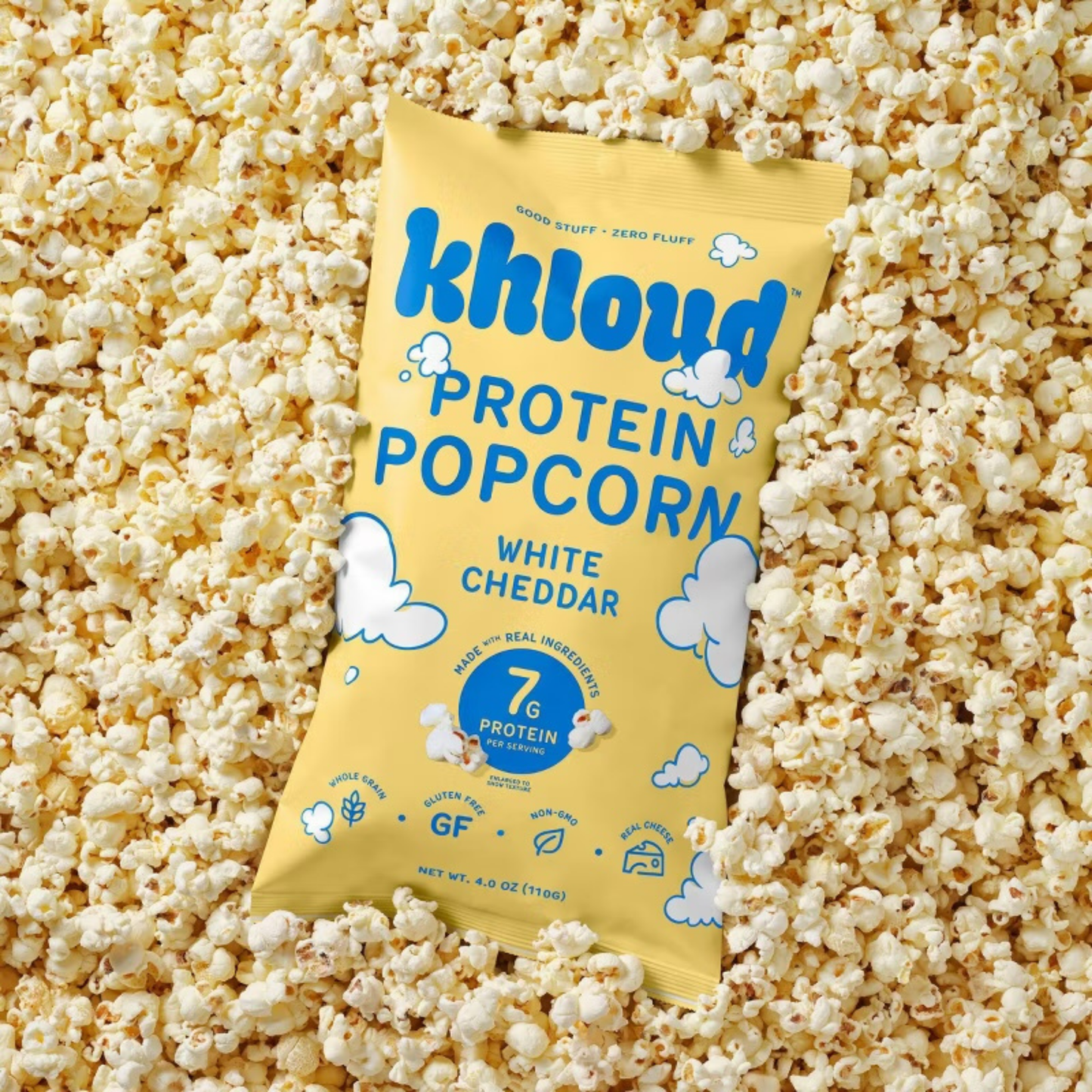 Khloud Protein Popcorn - White Cheddar