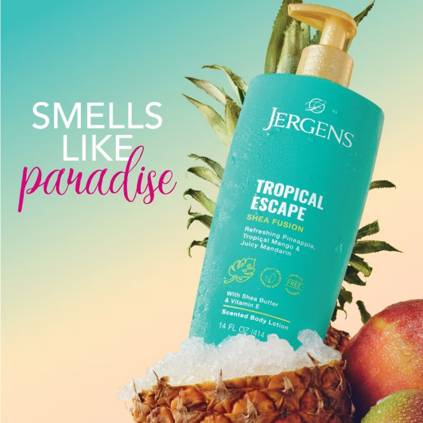 Jergens Shea Fusion Body Lotion - Tropical Escape