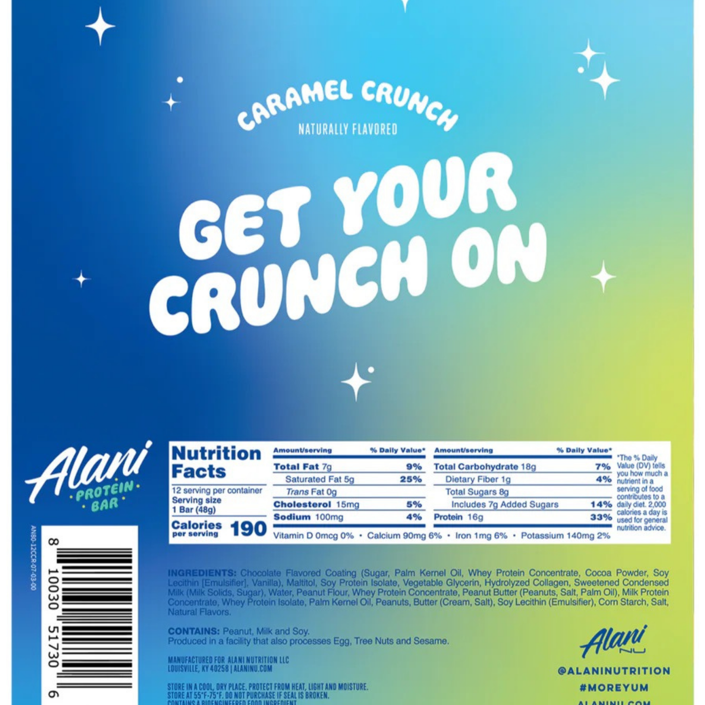 Alani Nu Protein Bar - Caramel Crunch