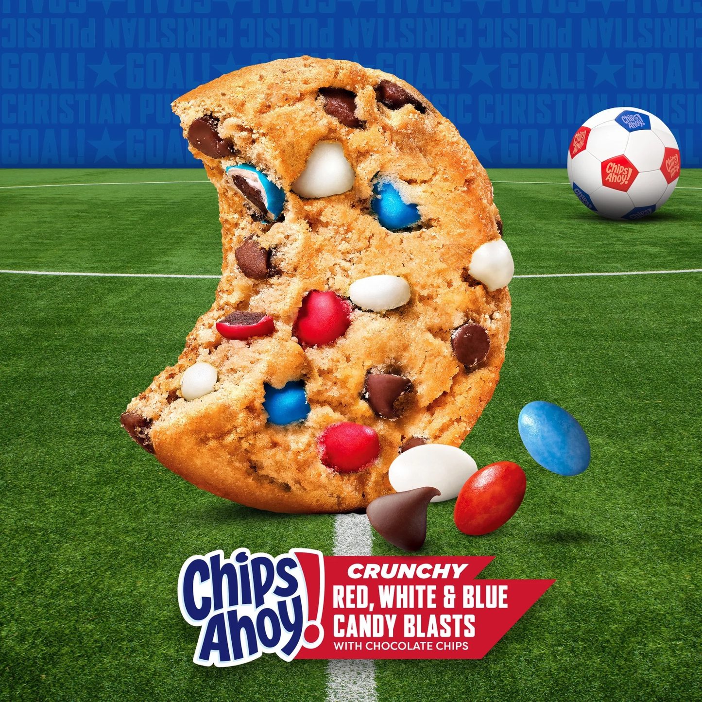 Chips Ahoy Crunchy Red, White & Blue 9.5oz