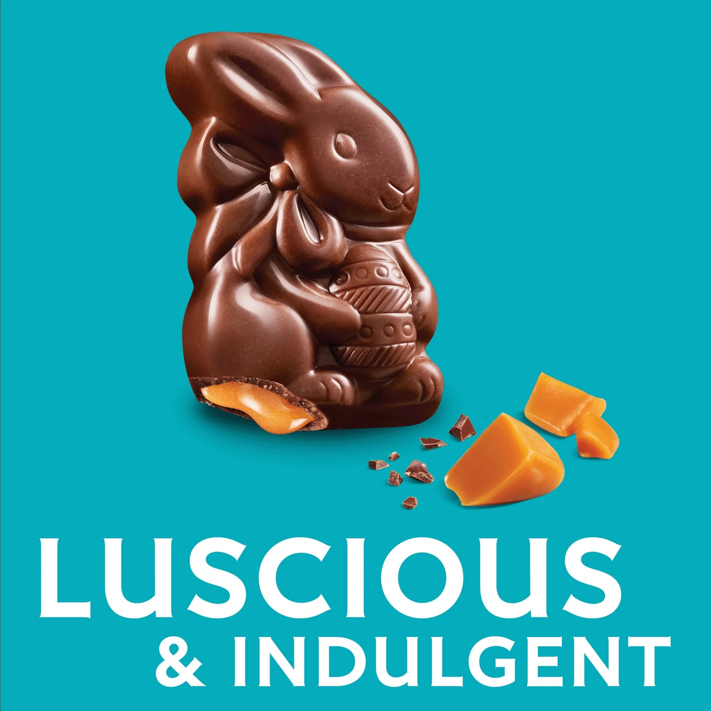 Ghiradelli Easter Bunnies - Milk Chocolate with Sea Salt Caramel