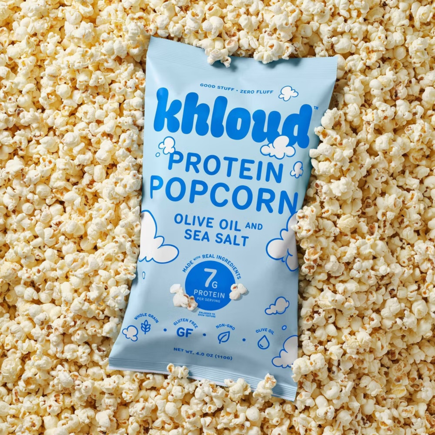 Khloud Protein Popcorn - Olive Oil & Sea Salt