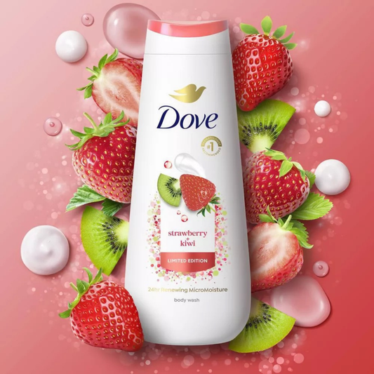 Dove Beauty Limited Edition Body Wash - Strawberry & Kiwi