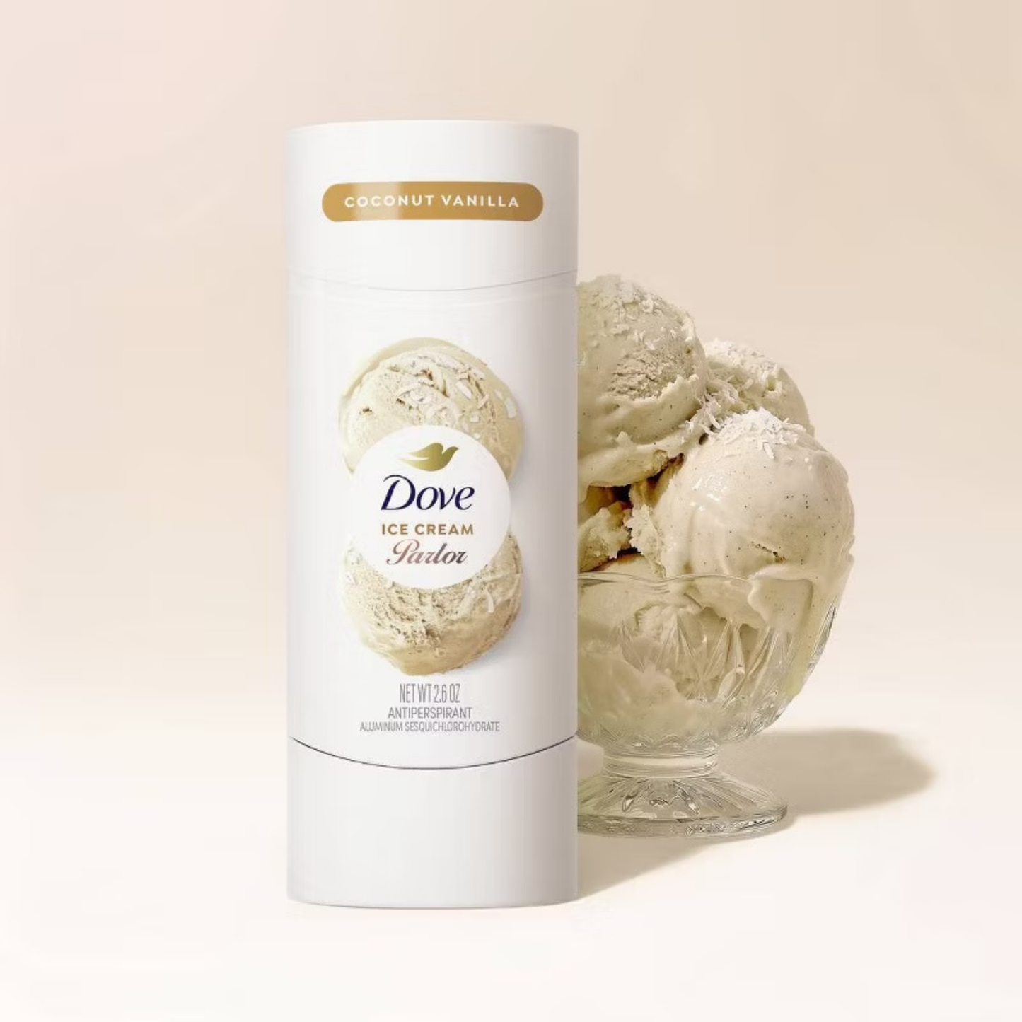 Dove Ice Cream Parlor Deodorant - Coconut Vanilla