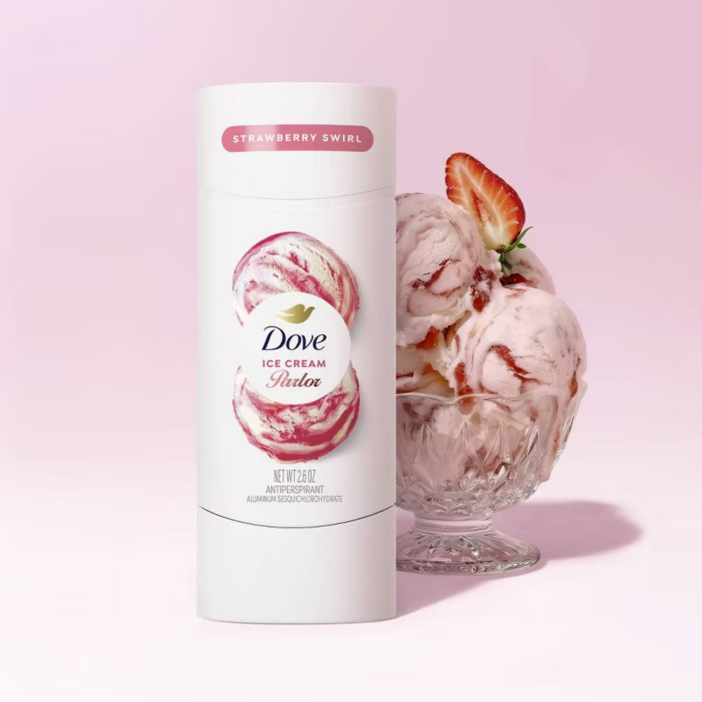 Dove Ice Cream Parlor Deodorant - Strawberry Swirl