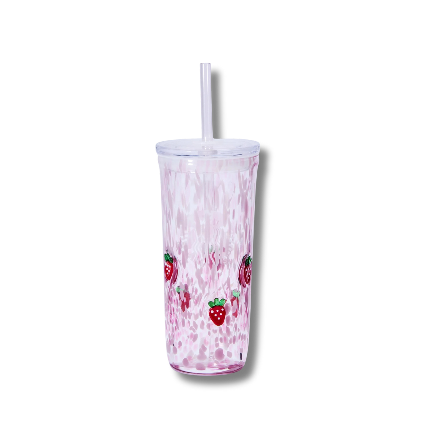 Starbucks Strawberry Collection Glass Tumbler