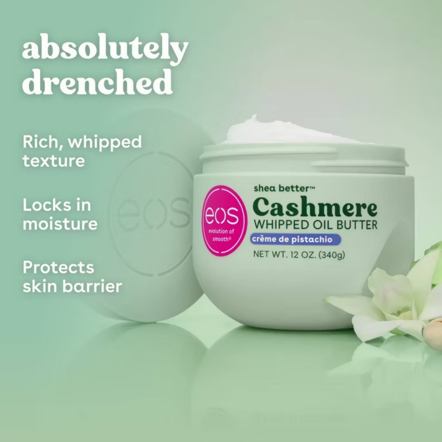 EOS Cashmere Whipped Oil Butter - Creme De Pistachio