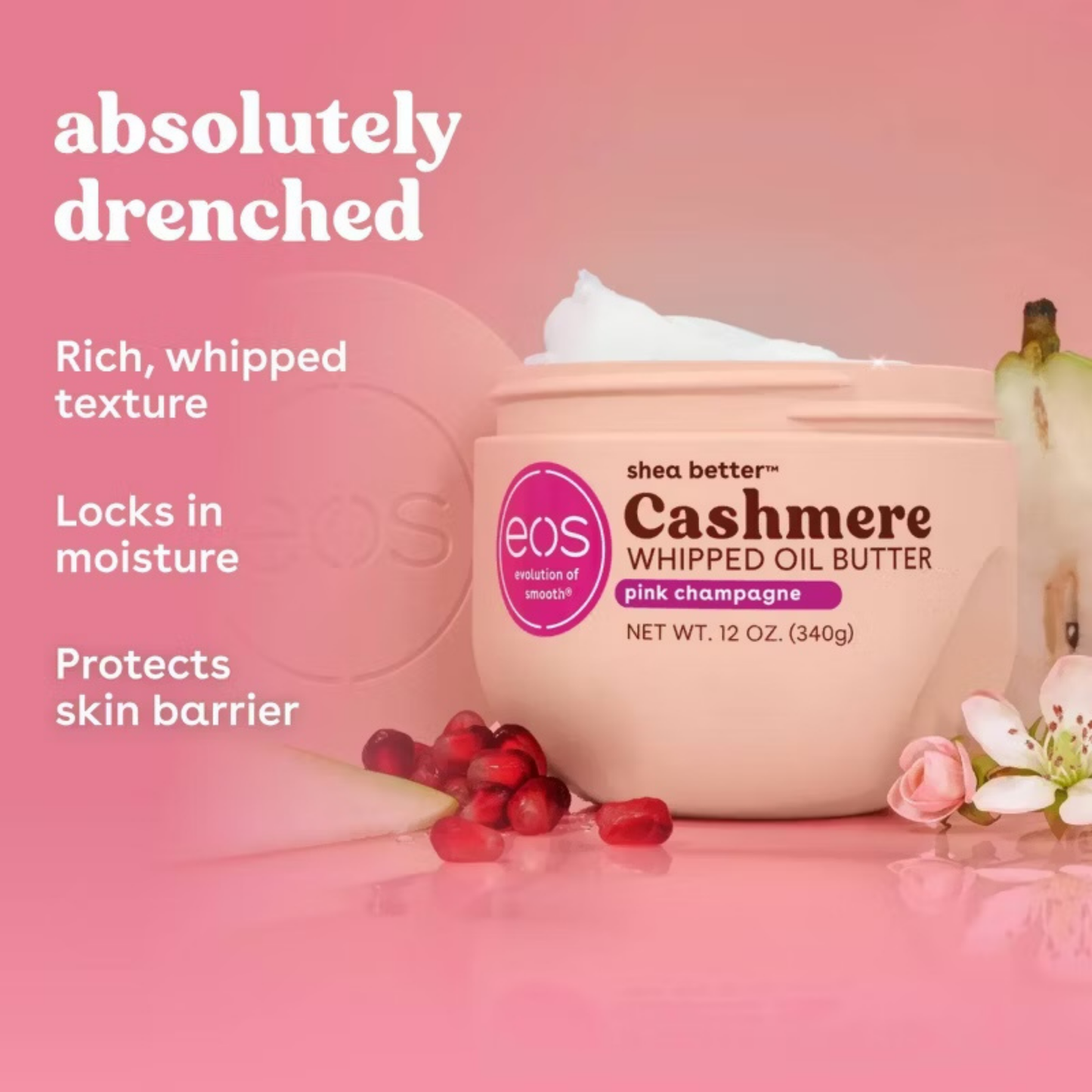 EOS Cashmere Whipped Oil Butter - Pink Champagne