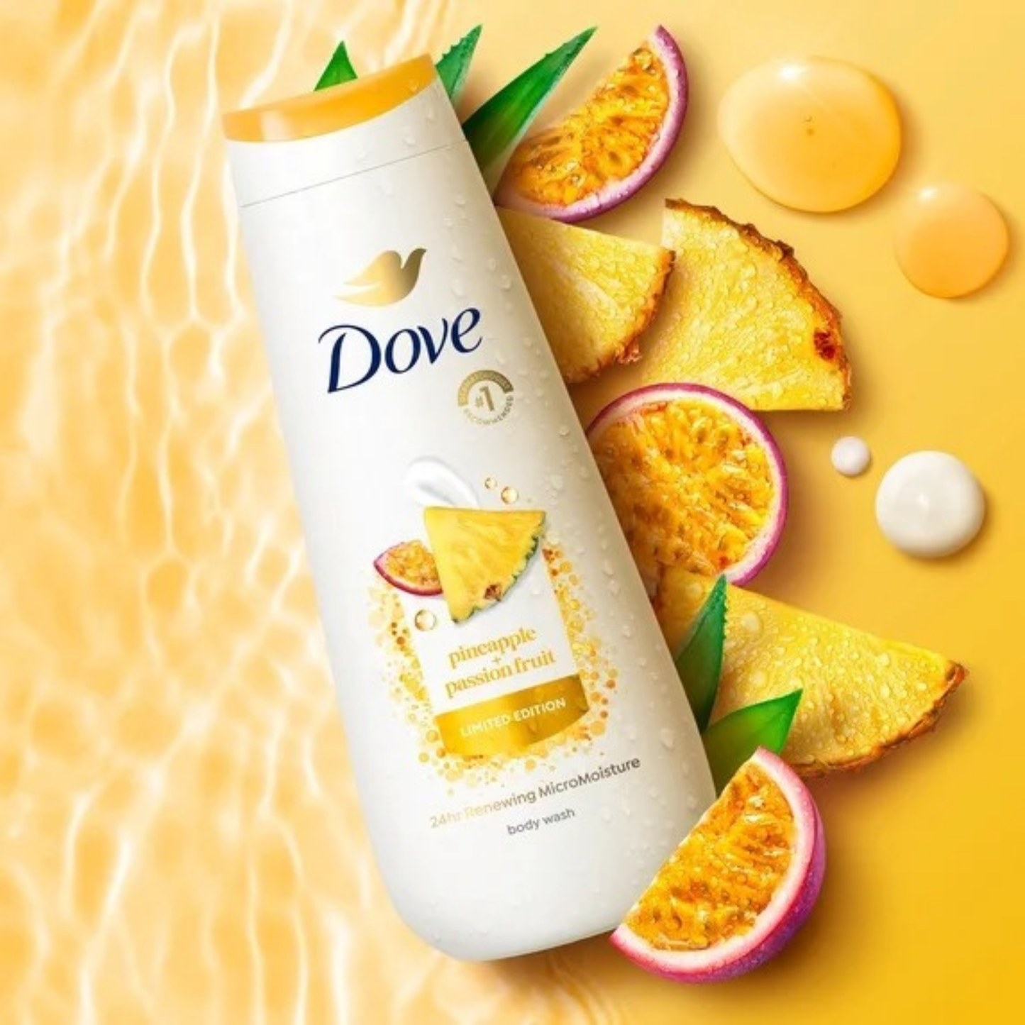 Dove Beauty Replenishing Body Wash - Pineapple & Passionfruit