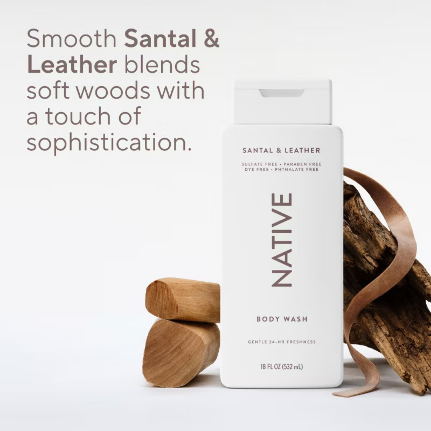 Native Body Wash - Santal & Leather