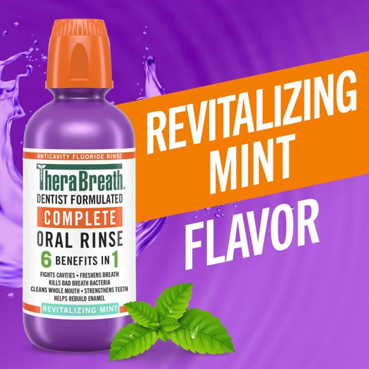 TheraBreath Complete Mouthwash - Revitalising Mint
