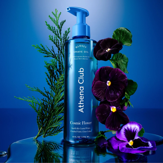 Athena Club Glossy Shave Oil - Cosmic Flower