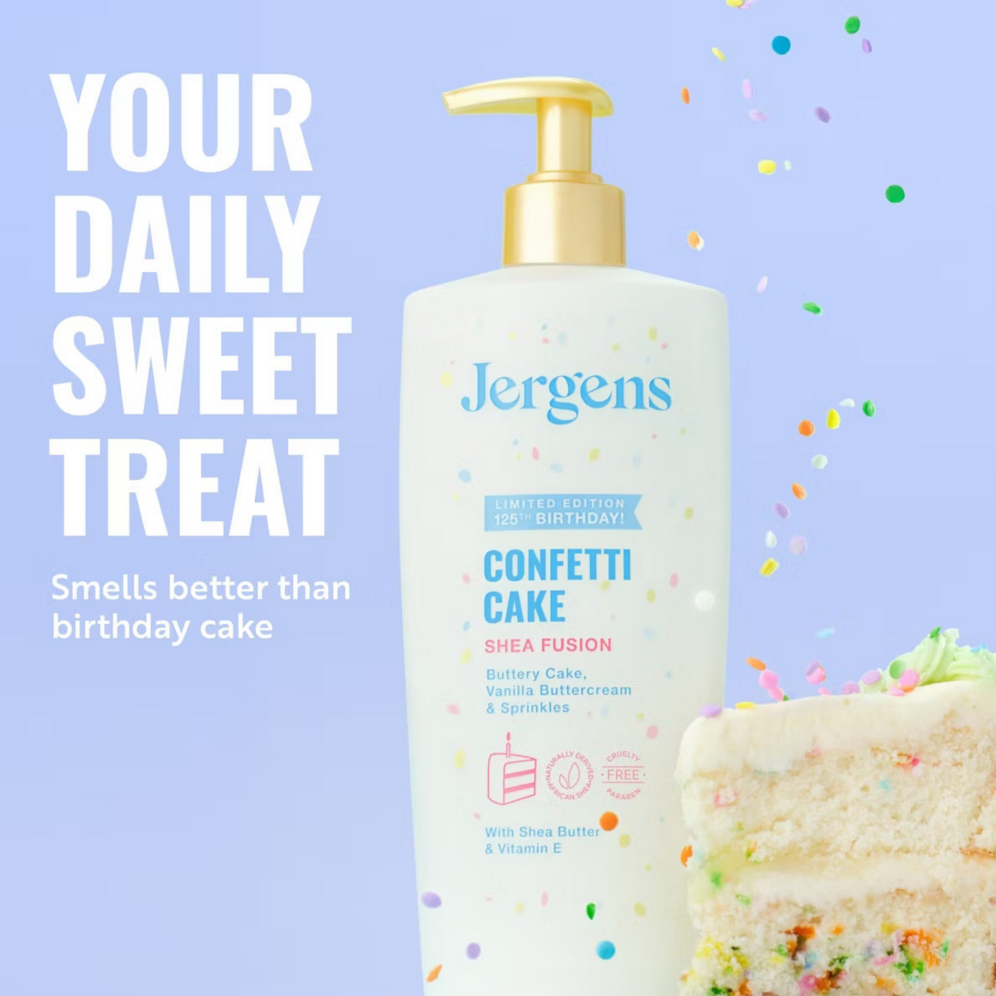 Jergens Body Lotion - Confetti Cake