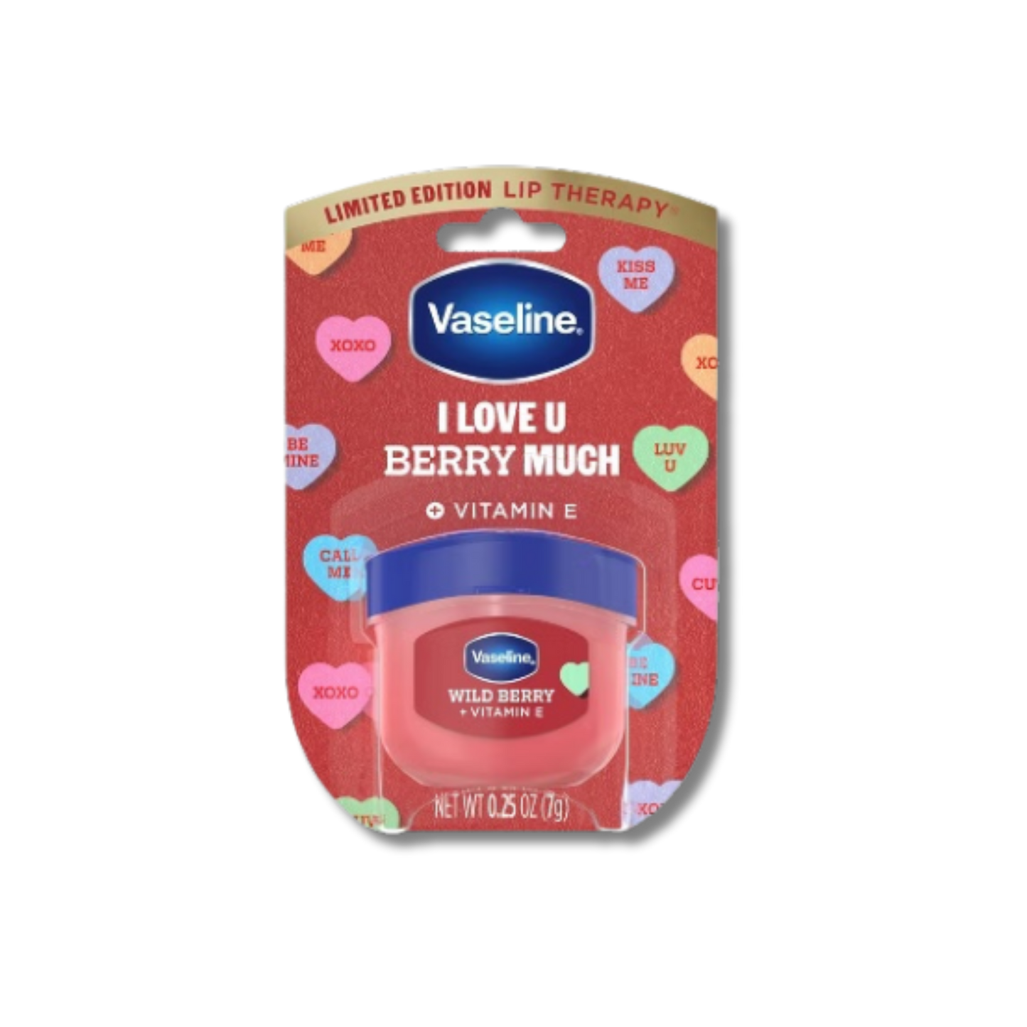 Vaseline Mini Lip Balm - I Love U Berry Much
