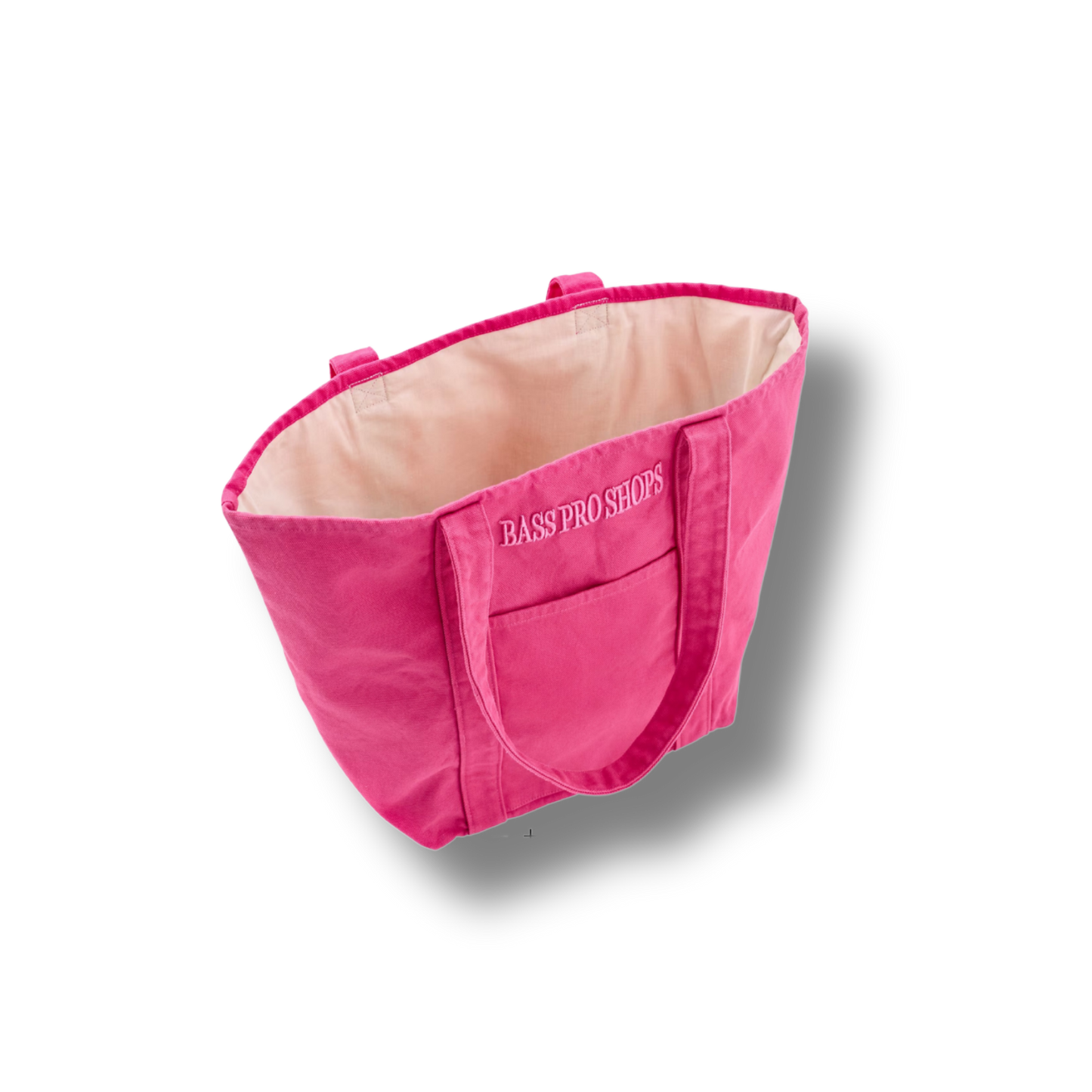 Bass Pro Canvas Tote Bag - Pink