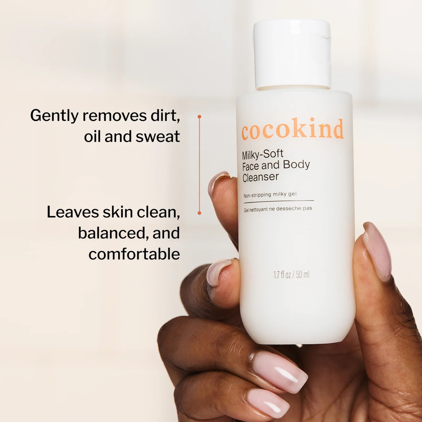 Cocokind Milky Soft Face & Body Cleanser Mini