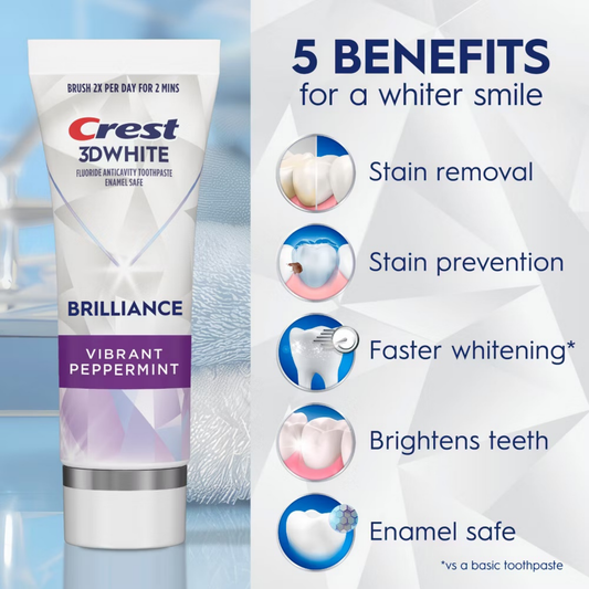 Crest 3D White Brilliance Vibrant Peppermint