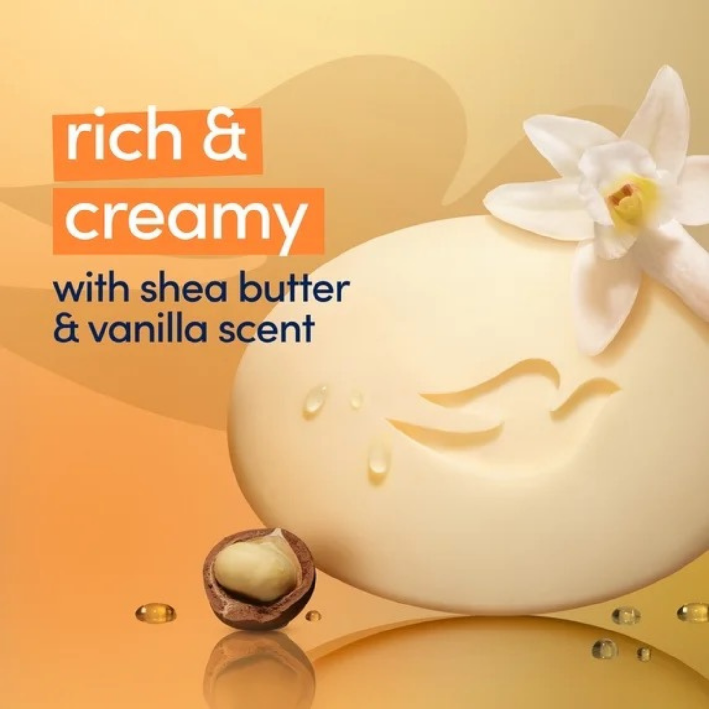 Dove Beauty Bar - Shea Butter & Vanilla Single Bar