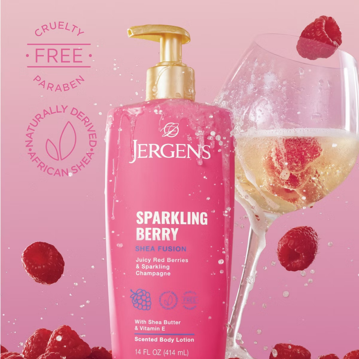 Jergens Body Lotion - Sparkling Berry