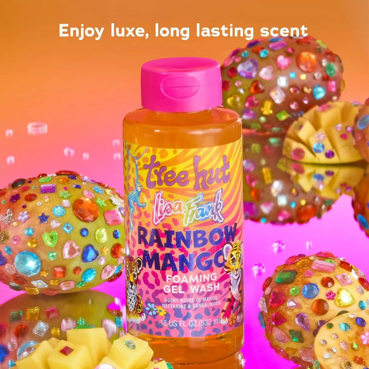 Tree Hut x Lisa Frank Foaming Gel Wash - Rainbow Magic