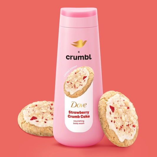Dove Crumbl Body Wash - Strawberry Crumb Cake