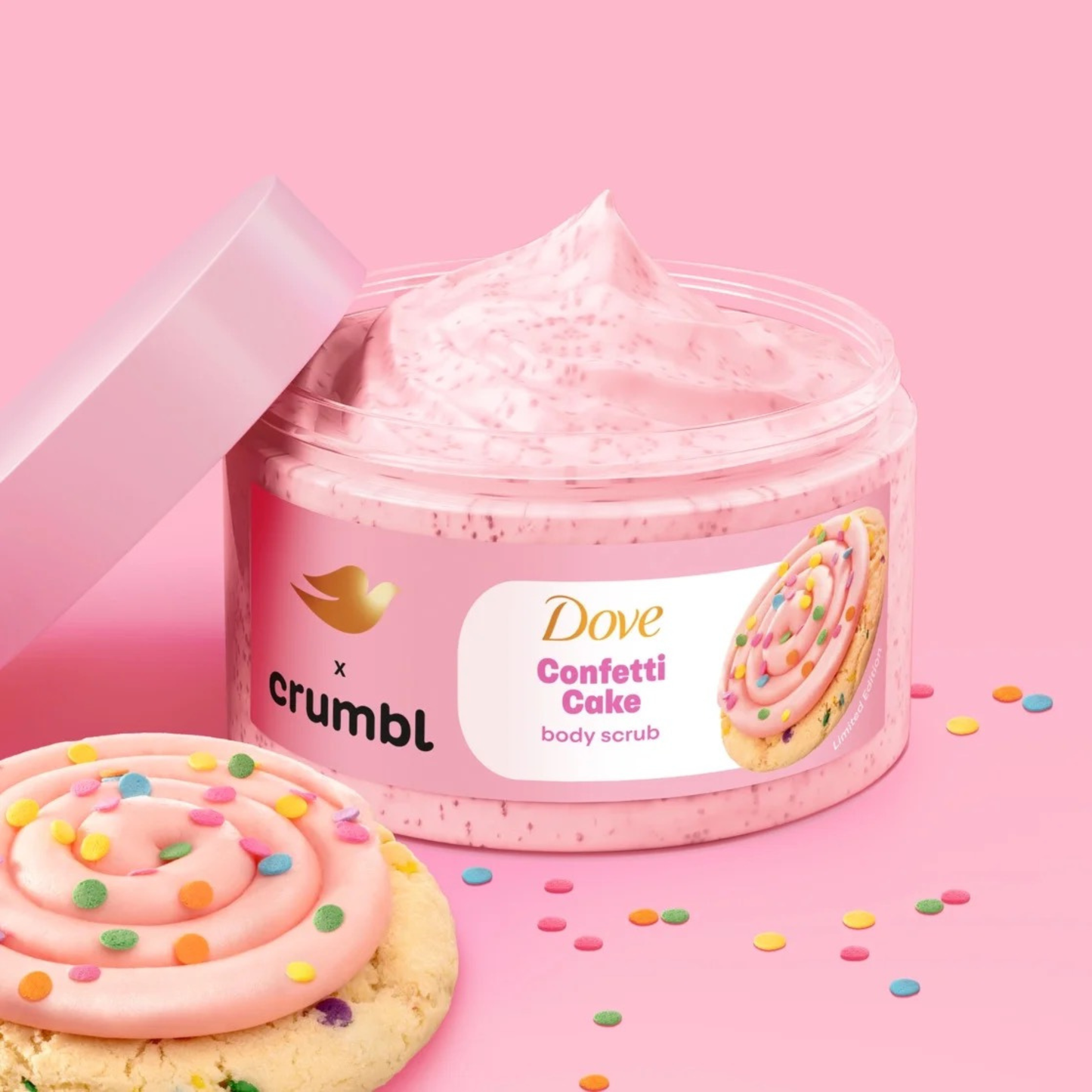 Dove Crumbl Body Scrub - Confetti Cake