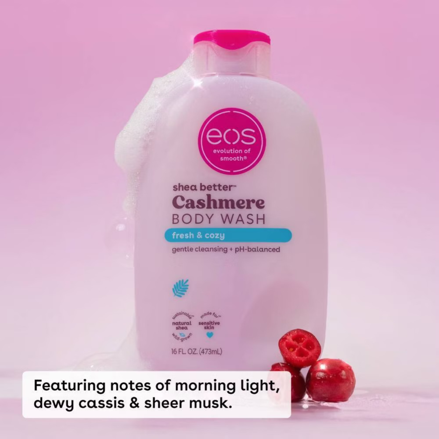 EOS Shea Better Cashmere Body Wash - Fresh & Cozy