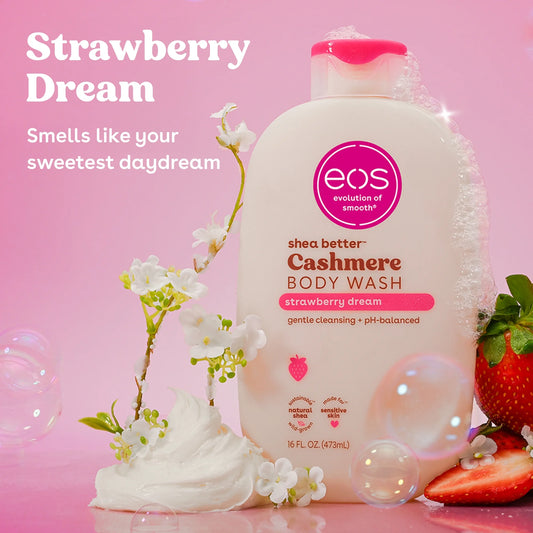 EOS Shea Better Cashmere Body Wash - Strawberry Dream