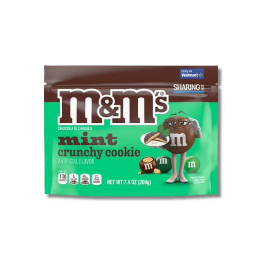 M&M's Mint Crunchy Cookie 7.40z