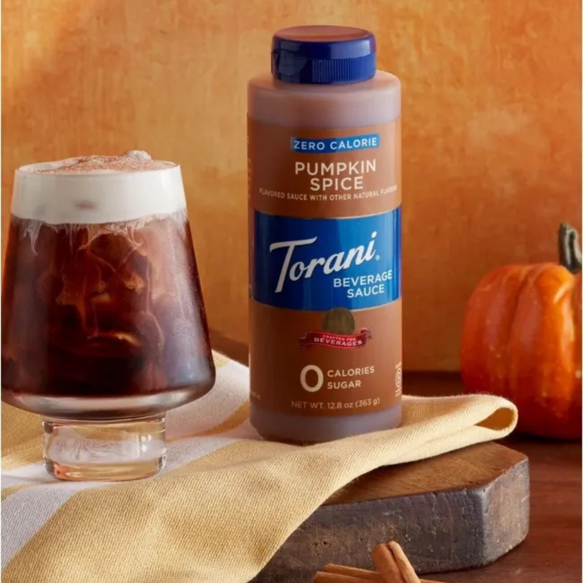 Torani Zero Calories Pumpkin Spice Beverage Sauce