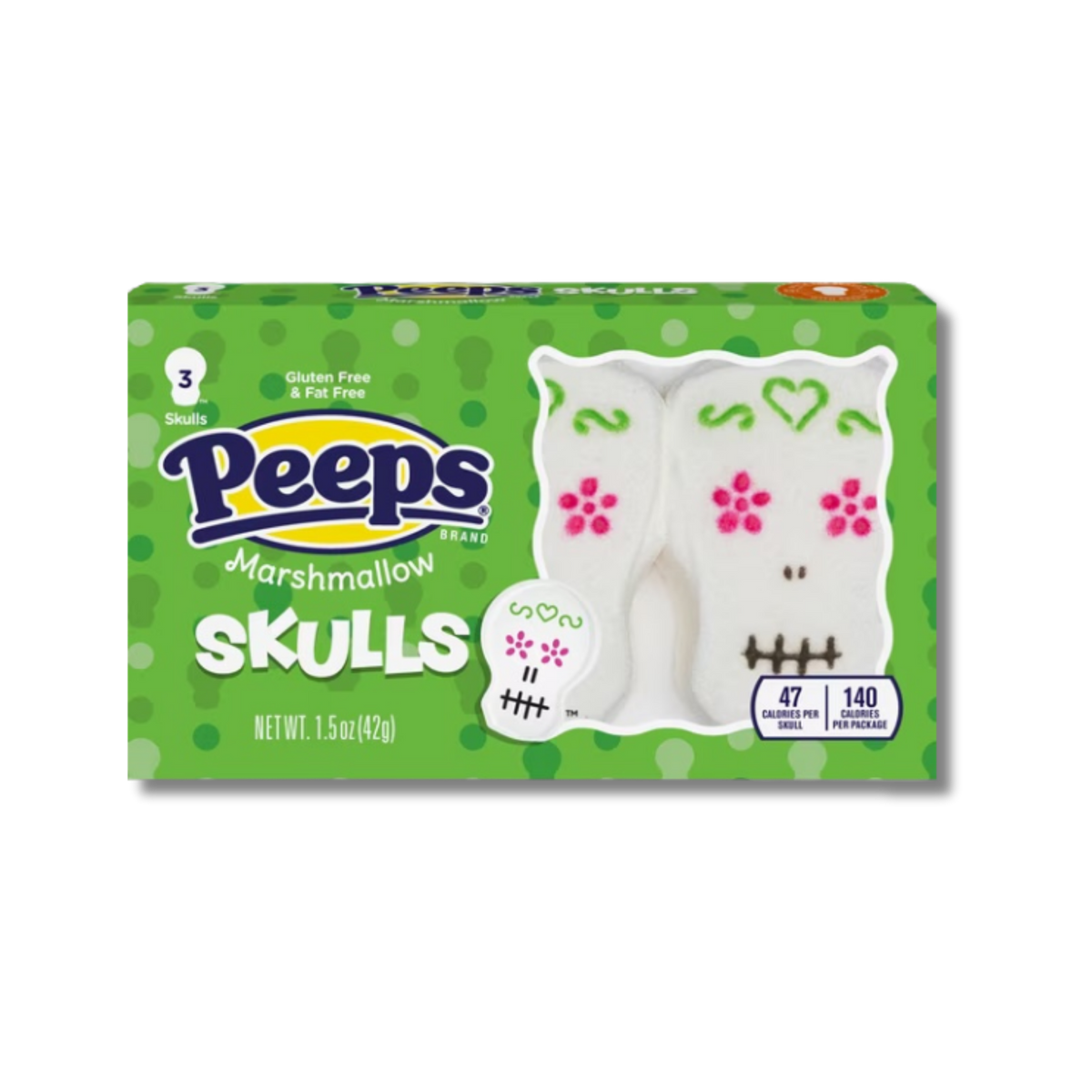 Peeps Halloween Skulls 3 Pack