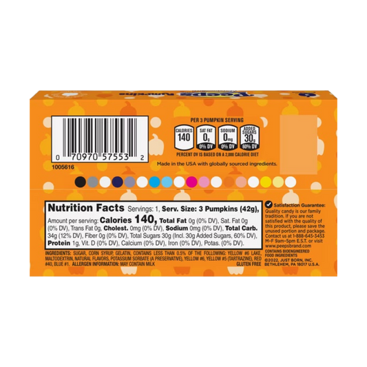 Peeps Halloween Pumpkins 3 Pack