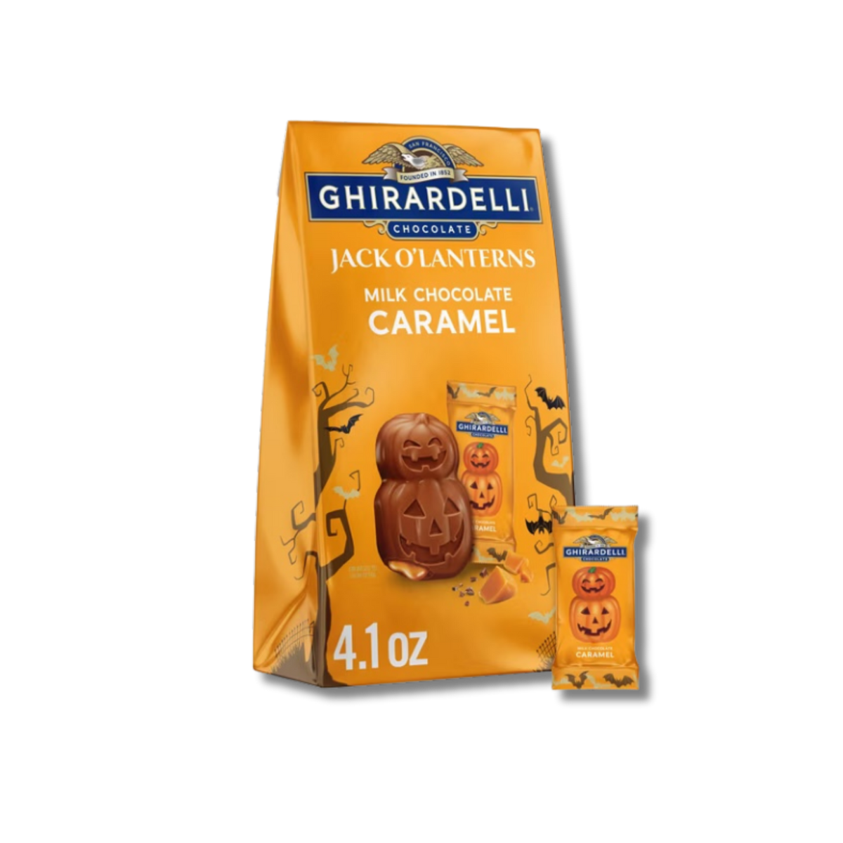 Ghiradelli Jack O'Lanterns - Caramel