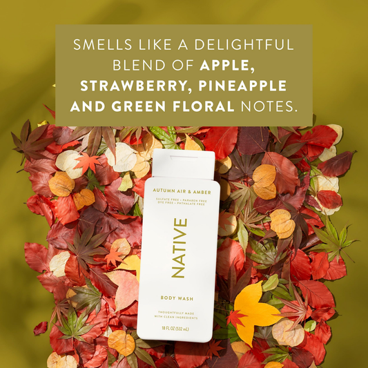 Native Body Wash - Autumn Air & Amber